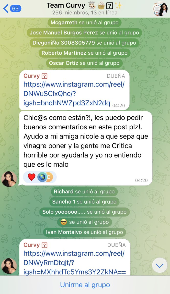 pinkyskyfeed's tweet image. Estas dos capturas se entienden mejor juntas.

Telegram de Curvy VS Telegram de Cristina. 😬 

#TopChefVIP4