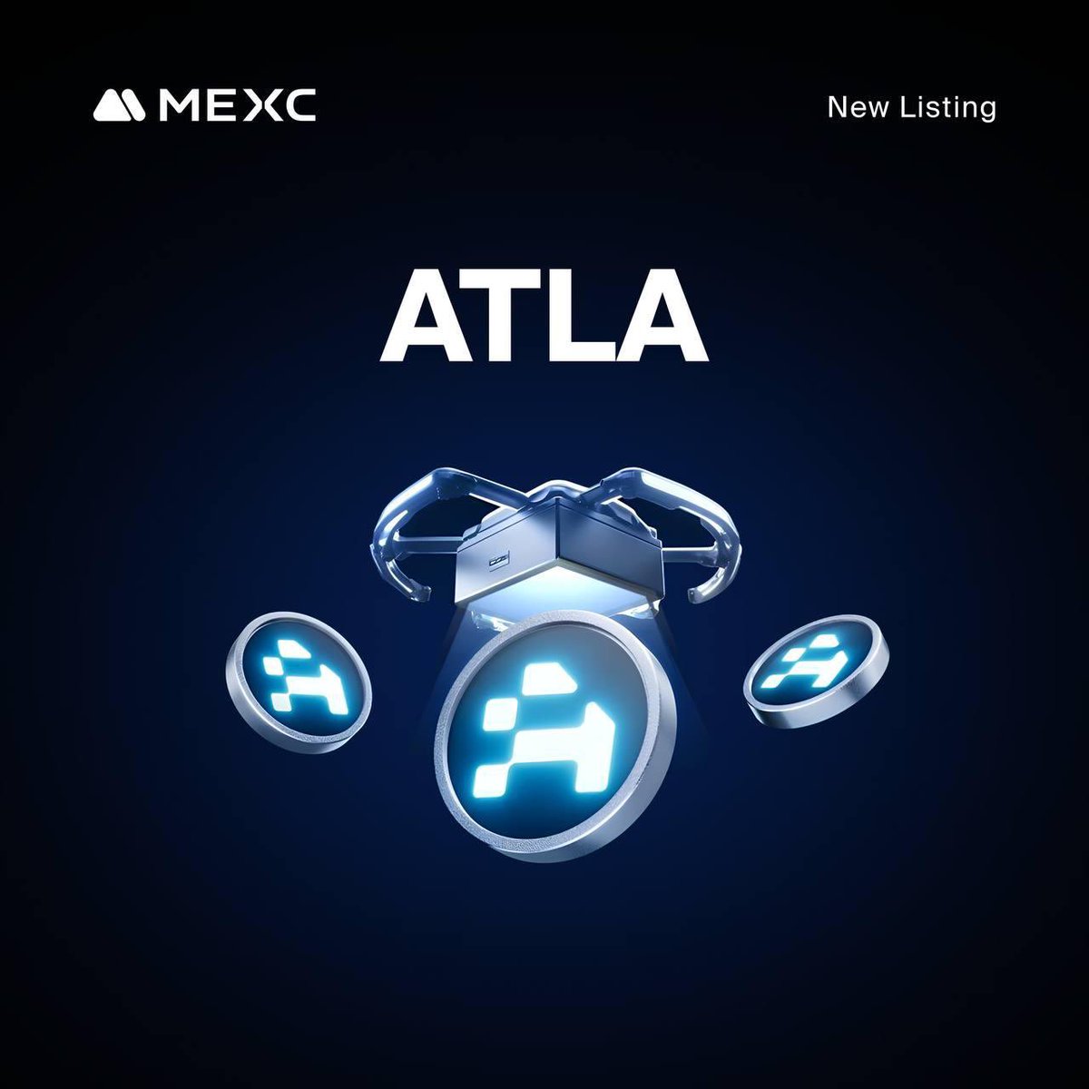 ATLA がMEXCに上場 $ATLA/USDTの取引: 2025年8月17日 08:00 (UTC)  MEXC（エムイーエックスシー）は、2018年にシンガポールで設立された海外の暗号資産（仮想通貨）取引所で、世界最大級のプラットフォームの一つです🙌  みなさん、AIに聞いてみれば情報はすぐ得られるよ。