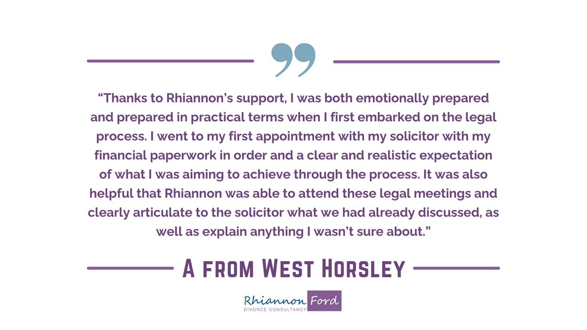 rhiannon_ford's tweet photo. “Thanks to Rhiannon’s support, I was emotionally and practically prepared.”  

From paperwork to solicitor meetings, her 1:1 support helps you feel clear, calm &amp; ready to take the next step. 

👉 https://t.co/AEA4Lai6xS 

#DivorceSupport #SeparationHelp #FamilyLaw https://t.co/muD7iYq1w0