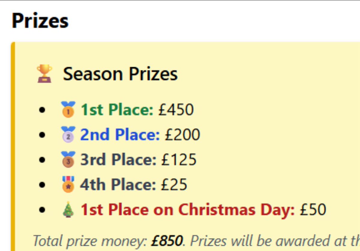 js080201_cloud's tweet image. 4 hours to go,sign up for @OfficialCloudFF and automatically be eligible for free prizes including £50 just for being top at 🎄and if you want to test yourself further there’s mini leagues available including the @CANIJUSTSHOCKU league now with 110 entries and whooping prize pot