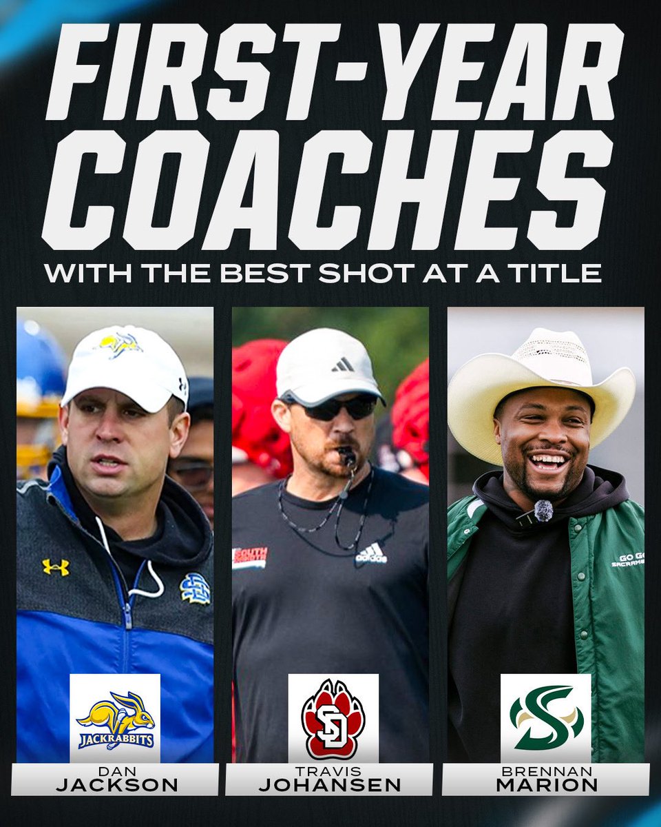 NCAA FCS Football (@ncaa_fcs) on Twitter photo We have some first-year FCS Coaches that are looking to beat the odds and achieve the Championshipπ₯<a href="/stan_becton/">Stan Becton</a>
Checkout more β‘οΈ ncaa.com/news/football/β¦ We have some first-year FCS Coaches that are looking to beat the odds and achieve the Championshipπ₯<a href="/stan_becton/">Stan Becton</a>
Checkout more β‘οΈ ncaa.com/news/football/β¦