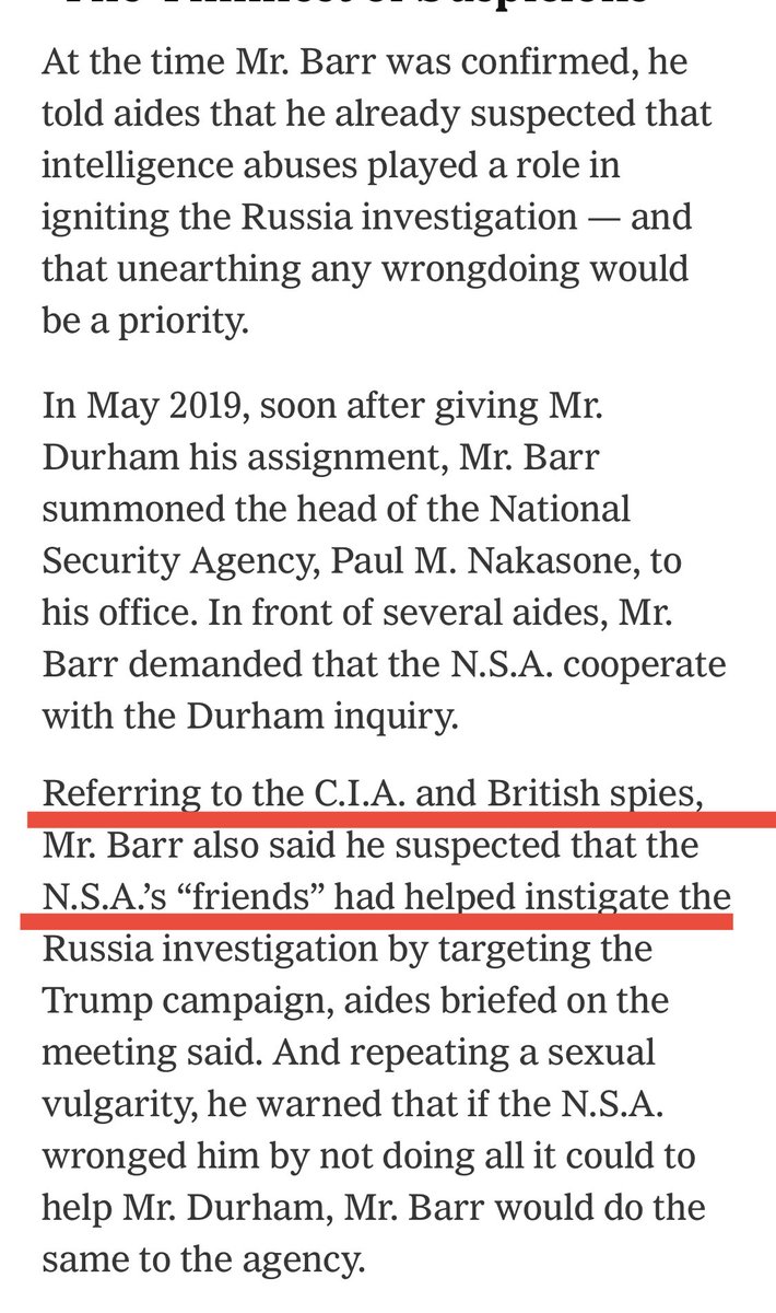 Barr knew everything. He chose not to act. 
His deliberate inaction unleashed 4 years of hell.
