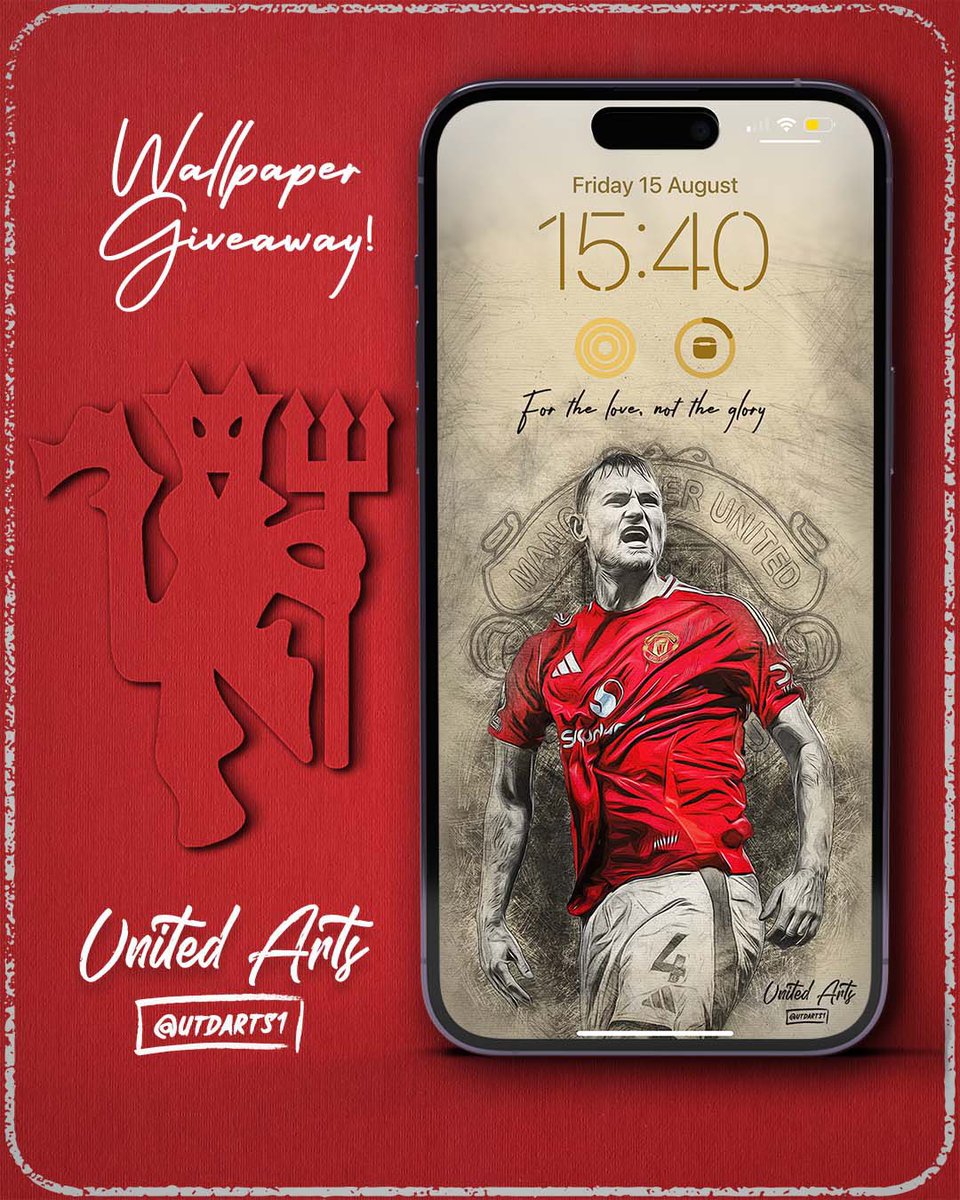 UtdArts1's tweet image. 🇾🇪 WALLPAPER GIVEAWAY! 🇾🇪

For the love, not the glory 🔴⚪️⚫️

If you want this epic wallpaper for the start of the season, all you have to do is:

1) FOLLOW
2) RETWEET this post

Eeeasy, ha? 😉

#MUFC #UnitedArts