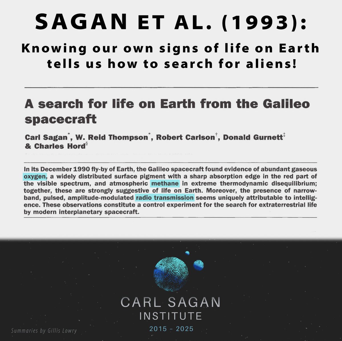 CSInst's tweet image. How is the Carl Sagan Institute continuing Carl Sagan’s research legacy? Here’s one of the biggest ways: measuring the colors of life!
Learn more at our Bluesky thread: bsky.app/profile/carlsa…