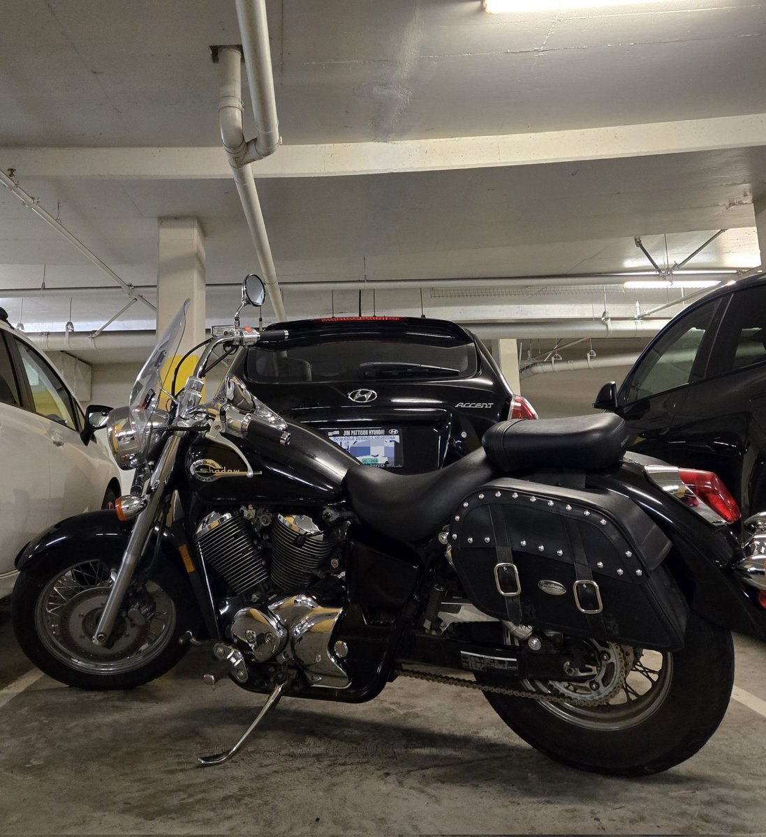 Че, пацаны, как вам мой новый мопед