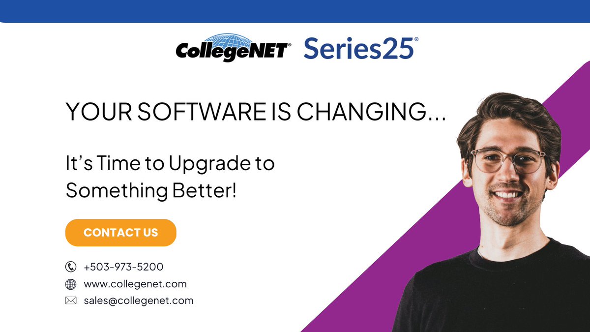 Your software is changing... it's time to upgrade to something better! Is your scheduling system creating more problems that it solves - from double bookings and manual workarounds to SIS integration issues? Series25 solves all that and much more! Learn how easy switching can be.