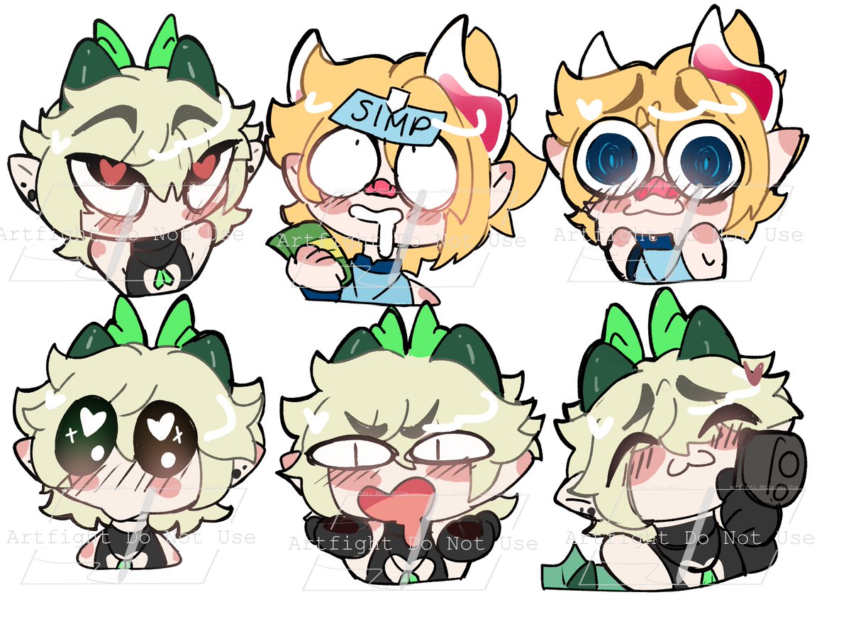 More stickers for #Rennelius and #StarBoyBlue2 💜