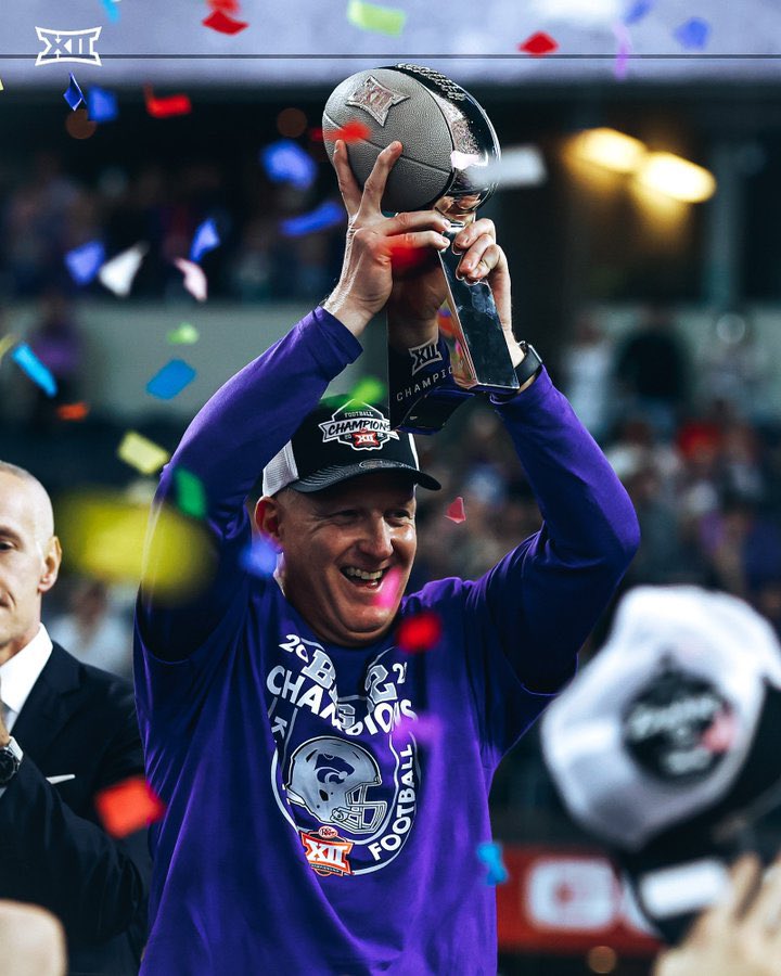 PowercatRyan's tweet photo. The only other time Kansas State has started their season on August 23rd, they won the Big 12. https://t.co/sTfbB4AMCN