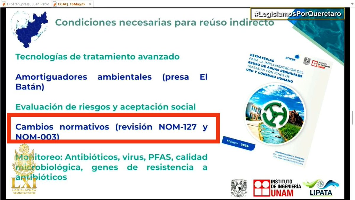 ¿Qué paso de mayo a junio, cuando #ProyectoBatán #Querétaro, decían que era para uso #industrial, #jardines, y podría ser viable SI había cambios en las NOMs 127, 003?

¿Les ganó la avaricia para inflar #presupuesto; una ambición; una omisión sobre #fugas <a href="/makugo/">Mauricio Kuri</a>? <a href="/Claudiashein/">Claudia Sheinbaum Pardo</a>