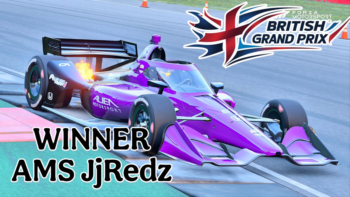 After 3 runner up finishes to start the season, <a href="/AMS_JjRedz/">JjRedzzz</a> gets the win in round 4 at the British Grand Prix!
<a href="/Alien_MSports/">Alien Motorsports</a>