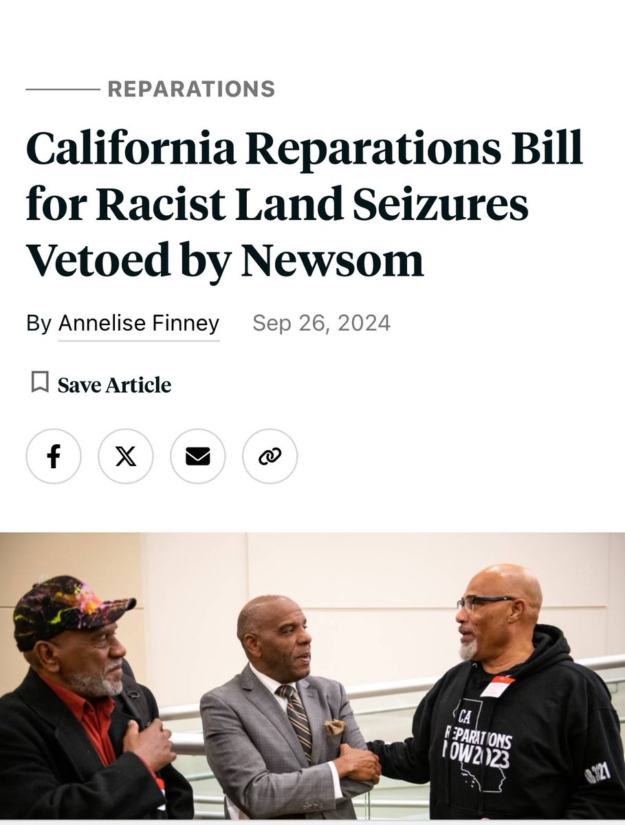Chad_Boogie's tweet photo. Sept 2020, @GavinNewsom signed #AB3121, the bill creating the California Reparations Task Force, into law.
Since then, he’s worked covertly w/ @CABlackCaucus to BLOCK key #CRTF recommendations from becoming law.
@CAgovernor abandoned us.
We intend to reciprocate. ✊🏾💪🏾🇺🇸 https://t.co/weYXZwLOhU