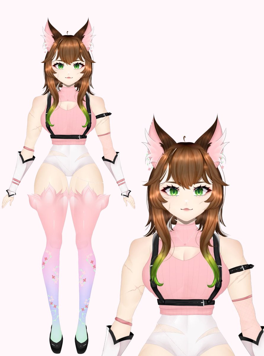 ✨☀️VTUBER MODEL RAFFLE☀️✨

To thank you guys for 100 followers i’m holding a raffle!! One winner will get a ready to rig full body vtuber model!!

how to enter:
✨Like
✨retweet
✨comment your png/ref sheet
✨follow (optional!!)

spread the word! ❤️