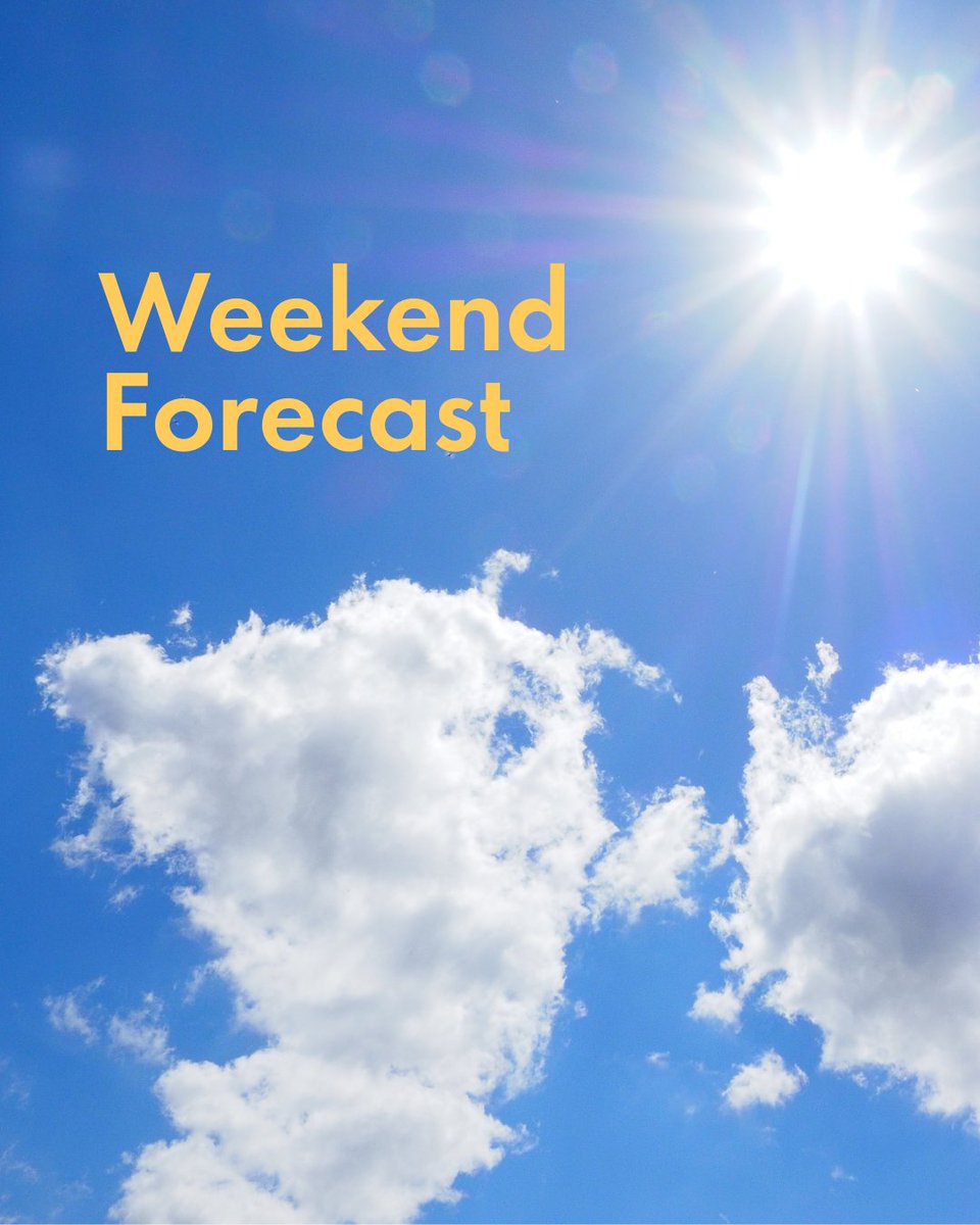After enjoying some milder temps, the heat is making a comeback this weekend! We’ll see sunny skies and highs climbing back into the low 90s, so be sure to stay cool, drink plenty of water, and take it easy during the hottest part of the day. ☀️