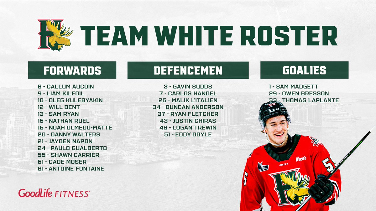 Halifax Mooseheads (@hfxmooseheads) on Twitter photo 2025 Training Camp presented by <a href="/GoodLifeFitness/">GoodLife Fitness</a> kicks off this weekend ๐
Catch the guys on the ice for intrasquad action Sunday & Monday at 9am & 3pm. Open and free to the public. #GoMooseGo
๐259 Commodore Dr. Dartmouth - Pad B
*Forward Jasu Mensonen arrives Tuesday 2025 Training Camp presented by <a href="/GoodLifeFitness/">GoodLife Fitness</a> kicks off this weekend ๐
Catch the guys on the ice for intrasquad action Sunday & Monday at 9am & 3pm. Open and free to the public. #GoMooseGo
๐259 Commodore Dr. Dartmouth - Pad B
*Forward Jasu Mensonen arrives Tuesday