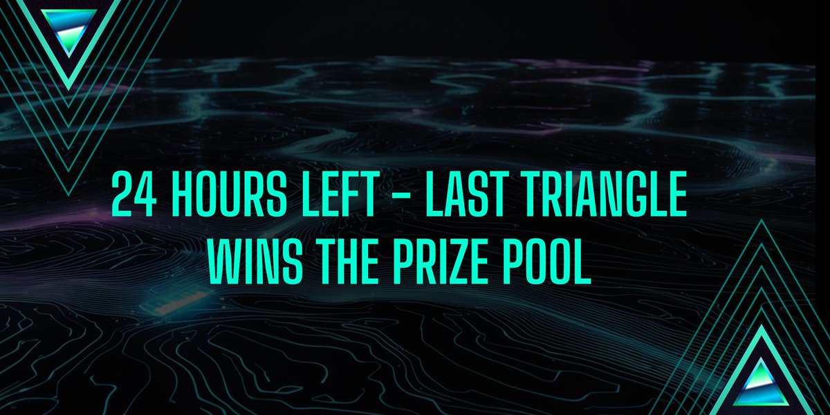 triotopgame's tweet photo. 24 hours left in the current TrioTop round.

The prize pool’s climbing - and when the clock hits zero, the last triangle buyer takes it all.

Make your move now → https://t.co/G1329RwxIr https://t.co/OI6HkSDY4b