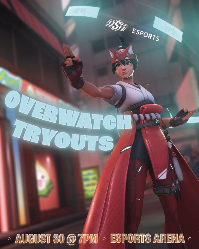 🚨Join 𝗢𝗦𝗨 𝗘𝘀𝗽𝗼𝗿𝘁𝘀 for our 𝗢𝗩𝗘𝗥𝗪𝗔𝗧𝗖𝗛 𝗧𝗥𝗬𝗢𝗨𝗧𝗦!🚨

📆 August 30 at 7:00PM

📍 OSU Esports Arena
⭐️ Open to all current OSU students
❗️ Fill out the form before 𝗔𝘂𝗴𝘂𝘀𝘁 𝟮𝟳

𝗙𝗜𝗟𝗟 𝗢𝗨𝗧 𝗧𝗛𝗘 𝗙𝗢𝗥𝗠 to secure your spot! forms.gle/5B8Ve9rELdS3wd…