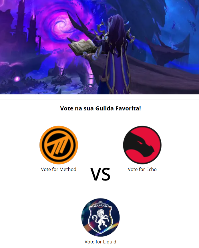 E aí, quem ganha a Corrida pelo World First???

Vota aqui até dia 22 de agosto para concorrer a uma de dez chaves de The War Within!

sdqk.me/p/aX1A3bFi/rac…