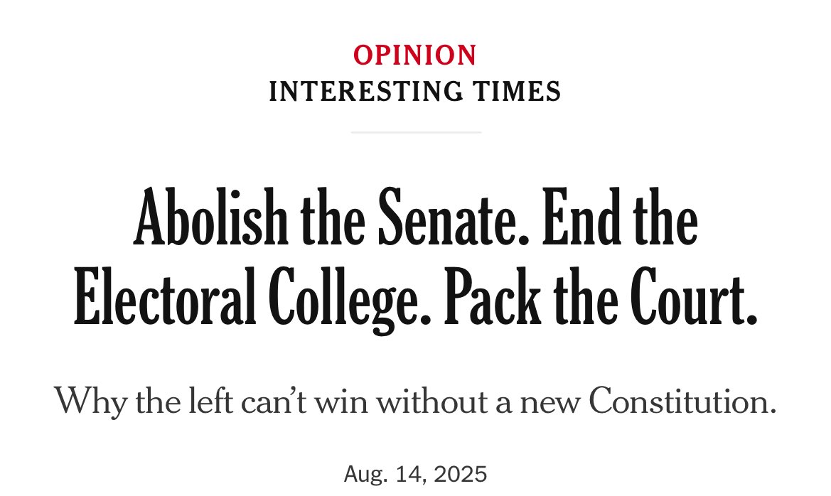 “Trump is a threat to our Democracy!”

New York Times columnists: