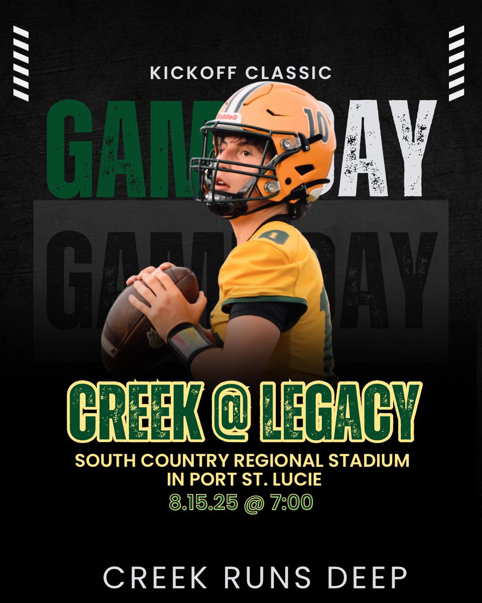 Coyote Football (@stayhowlin) on Twitter photo Almost that time!!! GAME DAY! Your Coyotes have traveled to Port St. Lucie to take on the Lions from Legacy! Kick off is set for 7pm! Address for game- 560 NW University Blvd, Port St. Lucie, FL 34986 LND!!! <a href="/StayHowlin/">Coyote Football</a> <a href="/TheCoyoteWay/">CypressCreek</a> <a href="/CCHS_Sport/">Cypress Creek High School Athletics</a> <a href="/KaitlynRidolph/">Ms. Ridolph</a> Almost that time!!! GAME DAY! Your Coyotes have traveled to Port St. Lucie to take on the Lions from Legacy! Kick off is set for 7pm! Address for game- 560 NW University Blvd, Port St. Lucie, FL 34986 LND!!! <a href="/StayHowlin/">Coyote Football</a> <a href="/TheCoyoteWay/">CypressCreek</a> <a href="/CCHS_Sport/">Cypress Creek High School Athletics</a> <a href="/KaitlynRidolph/">Ms. Ridolph</a>