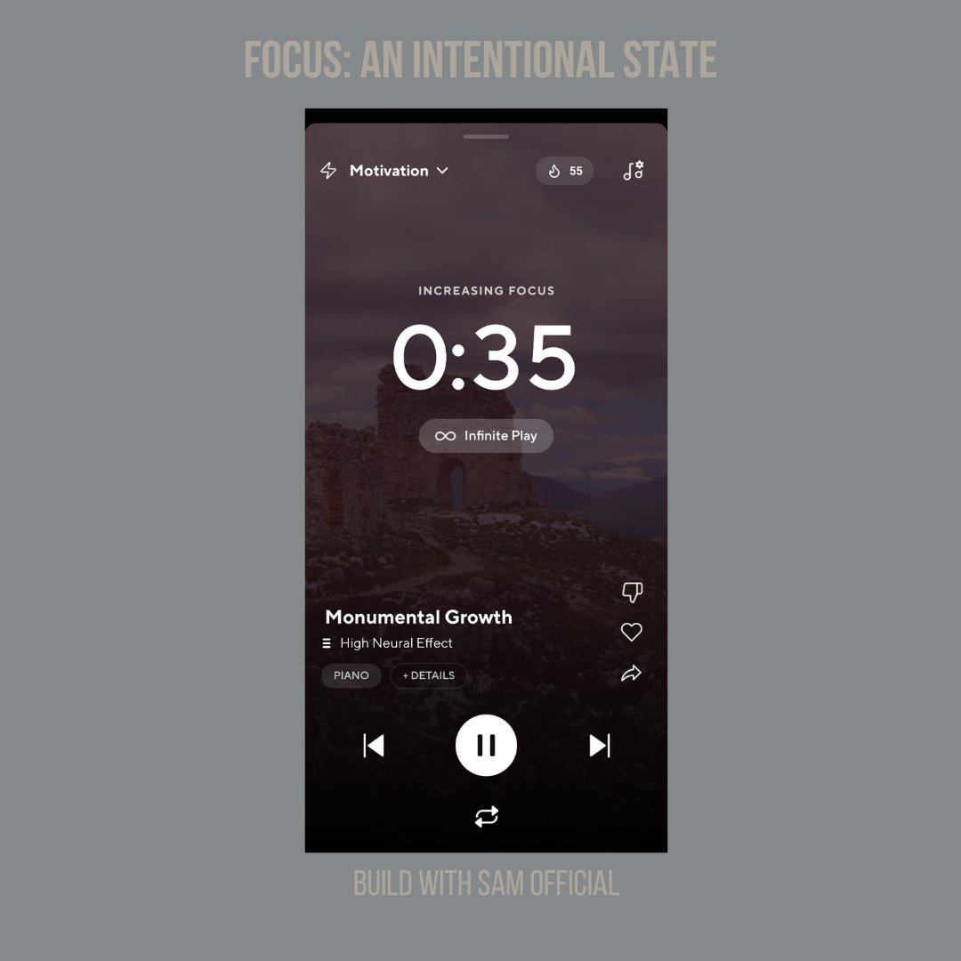BuildWith_Sam's tweet image. Focus is a weapon. You have to build an arsenal.

My stack includes tools that create an environment for deep work. Sound is key. @brainfmapp is one of them.

What&apos;s one tool you use to win the war against distraction?

#DeepWork #Focus #BuildWithSam