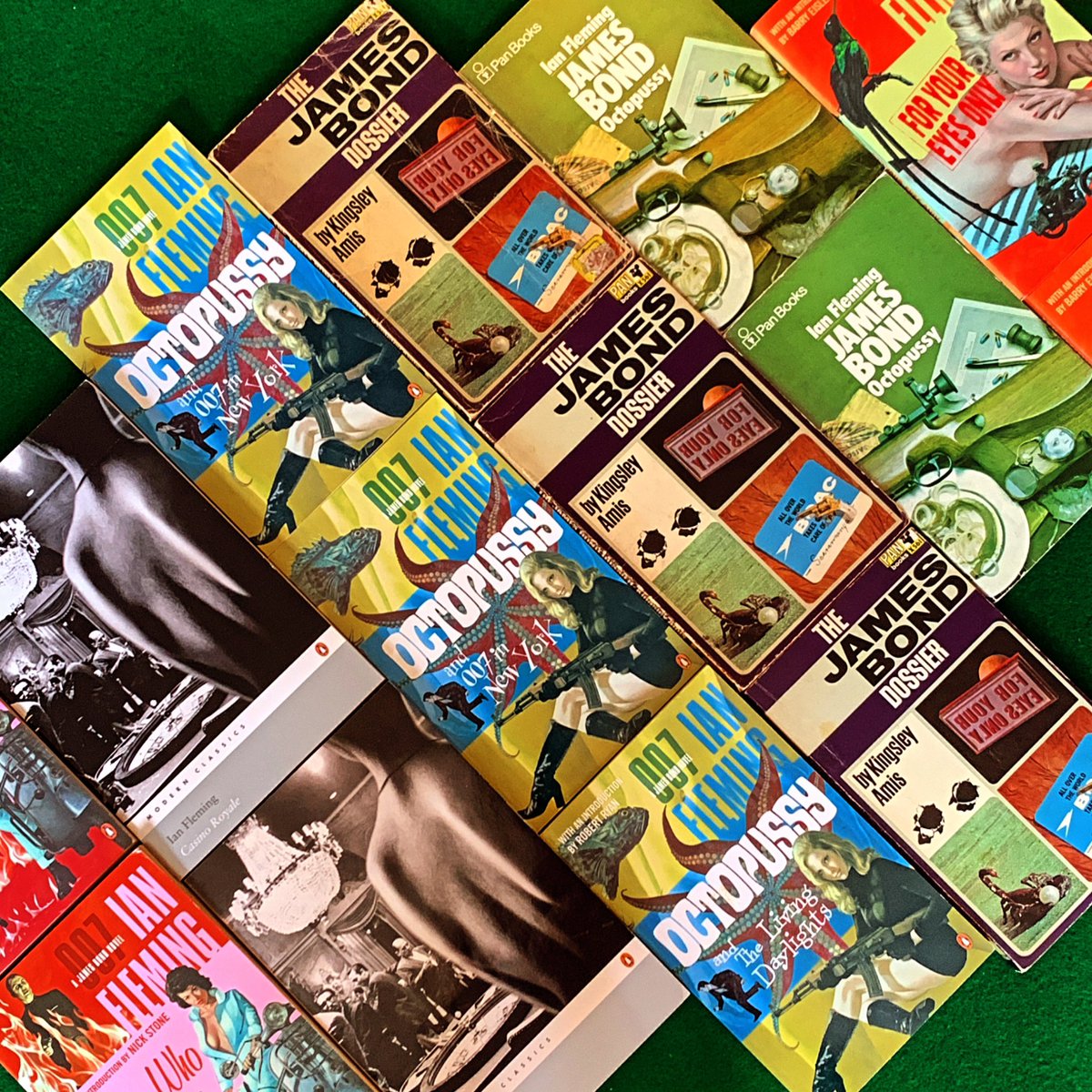 With additions to the collection &amp; the number of duplications rising what do people think of a #JamesBond Book Swap?!
Do you have holes in your collection you are trying to fill? 
Or several copies of the same book taking up space?
Together we can complete each others sets!
