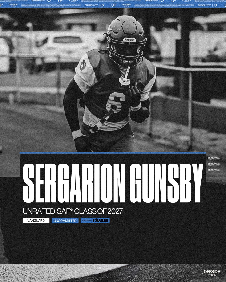 (2/2) OFFSIDE Preps® 𝐏𝐥𝐚𝐲𝐞𝐫𝐬 𝐭𝐨 𝐖𝐚𝐭𝐜𝐡 🫡

These prospects are ones to watch tonight as we cover the Preseason Classic matchup between Vanguard (Ocala) (<a href="/VanguardFB/">Vanguard High School Football</a>) versus Central (Miami) (<a href="/Roc__Nation/">Roc Boys</a>)

<a href="/last_chancedyl/">Dylan 3⭐️ Harris</a> <a href="/JamesBethea08/">James”bubb” Bethea</a> <a href="/sergarionGunsby/">SergarionGUNSBY “BIG 6”🌟 27 ATH</a> <a href="/FlaHSFootball/">FloridaHSFootball.com</a>