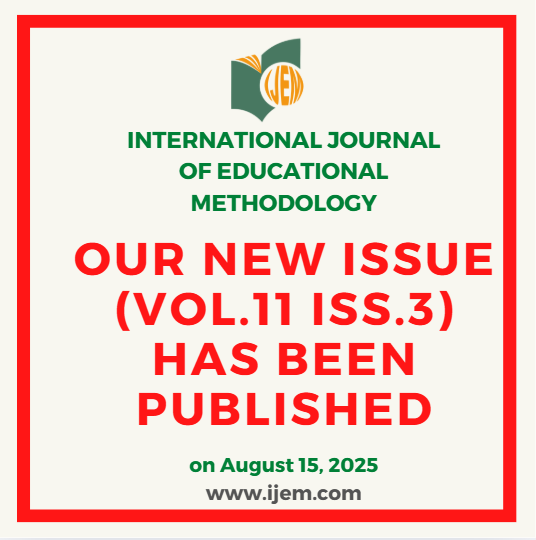 IjemJournal's tweet photo. We are pleased to announce that our latest issue (Vol.11 Iss.3- August 2025 issue) see https://t.co/vUMGTvijP3
#journal #academic #education #educationalscience #methodology #manuscript #article #PsycInfo #submission #openaccess #academicjournal #publication #peerreviewed #ebsco https://t.co/1KmI3RANcx