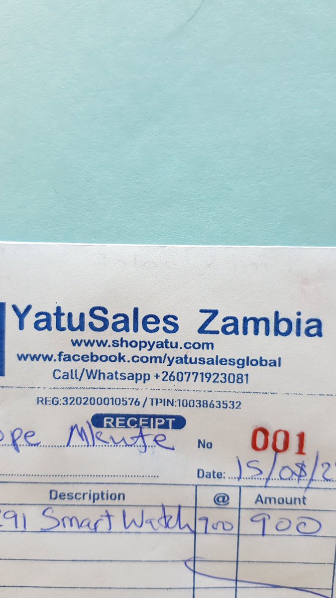 YatuSalesZM's tweet photo. Make sure you get a receipt everytime you purchase our products. It will be useful in case of a refund or exchange. Thank you. https://t.co/GXpZFNWTV6