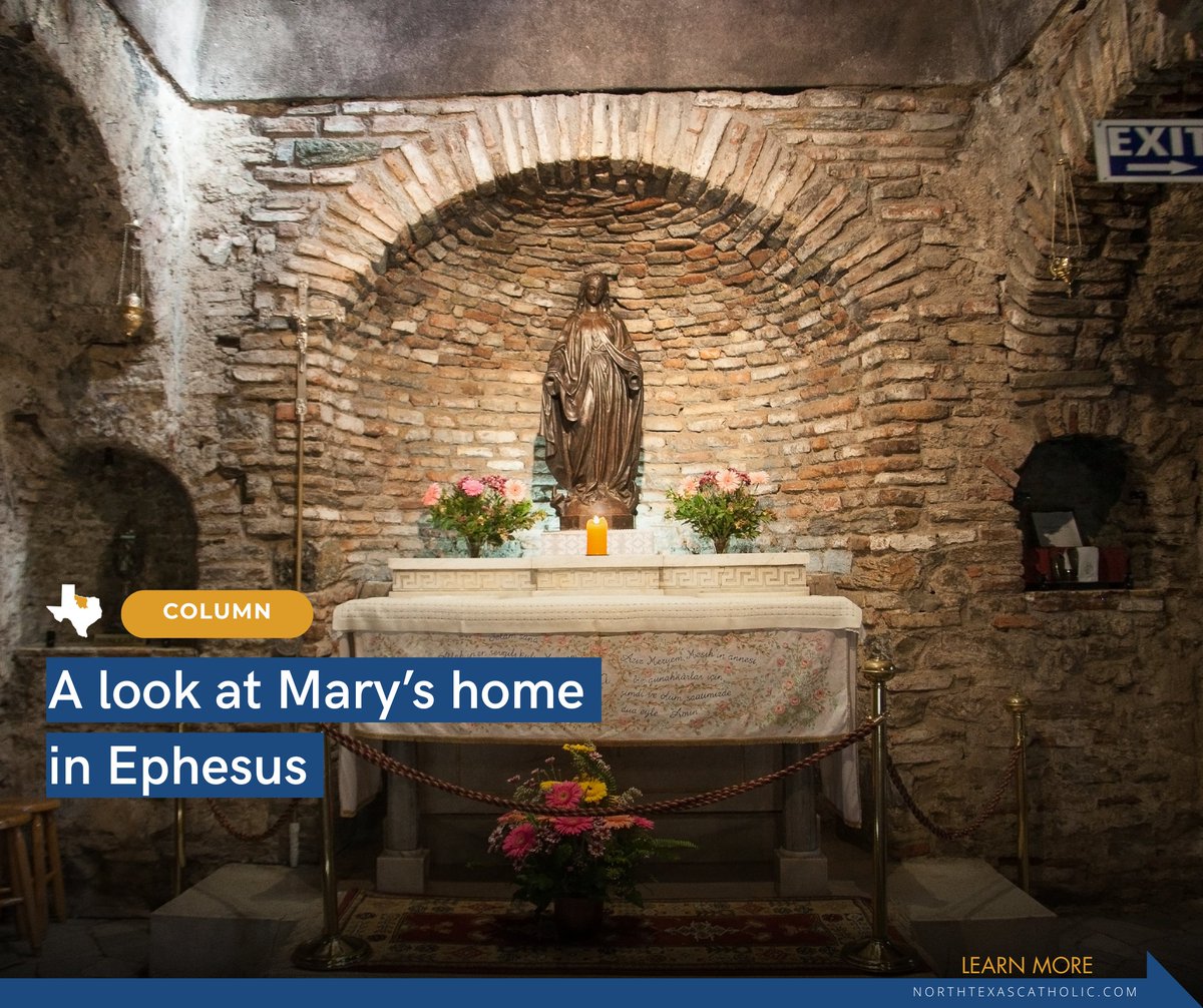 Today we celebrate a Solemnity of the Assumption of the Blessed Virgin Mary!
Take a moment to read about the Blessed Mother’s house in Ephesus — a place of prayer and pilgrimage believed by many to be where Mary spent her final earthly years: northtexascatholic.org/news/a-look-at…