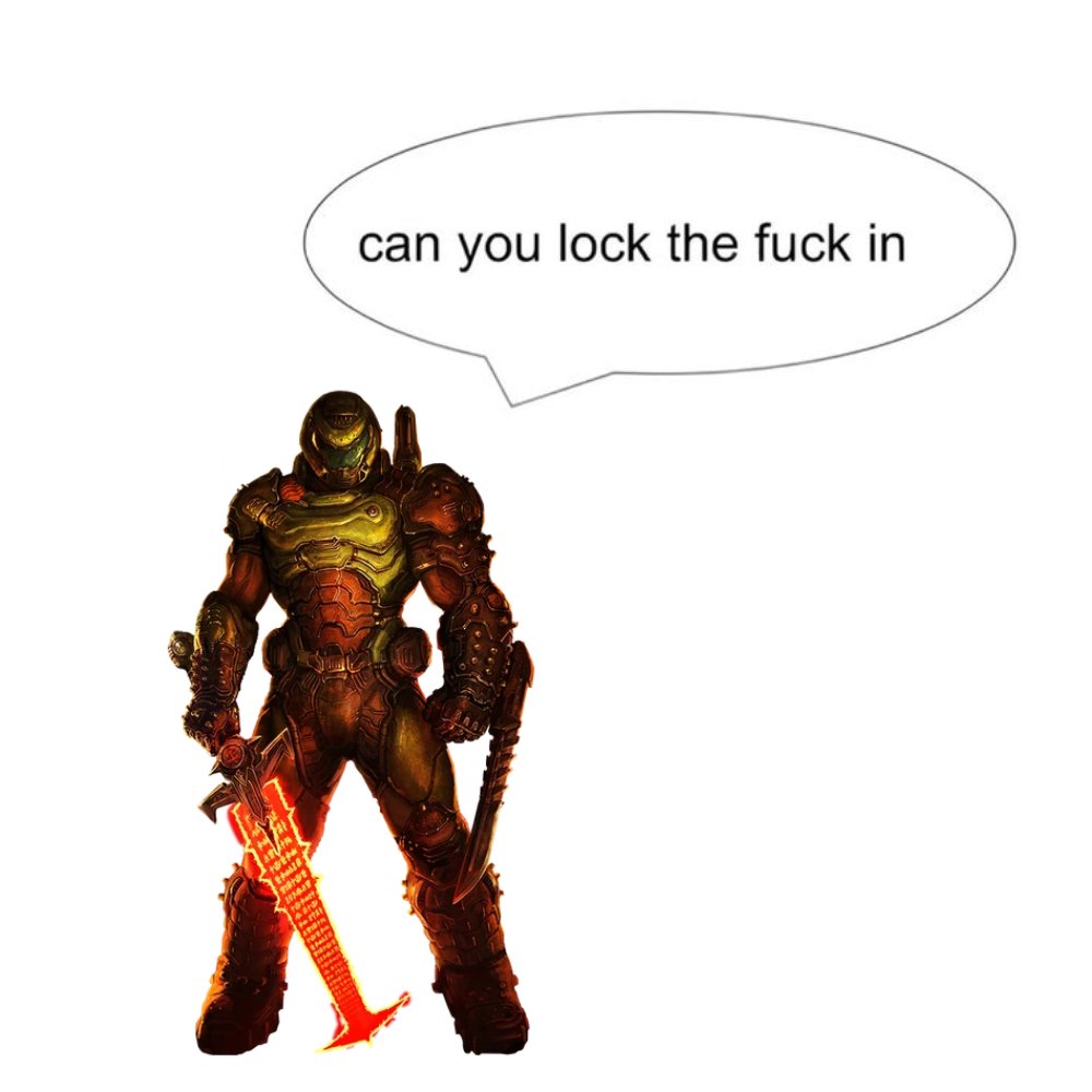zyroxio's tweet image. motivation for my doomguy yumes / fans…
