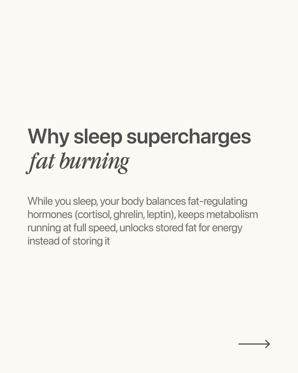 dardocofficial's tweet photo. New study says: 🛌 → 🔥
Sleep 7–9 hrs and your body can burn 55% more fat — even if your diet &amp; workouts stay the same.
More sleep = More fat loss.
Less sleep = Cravings, slow metabolism, stalled progress.
Ready to slim down while you sleep? Comment SLIM 👇
#DarDocCares https://t.co/IF4OrZrvq6