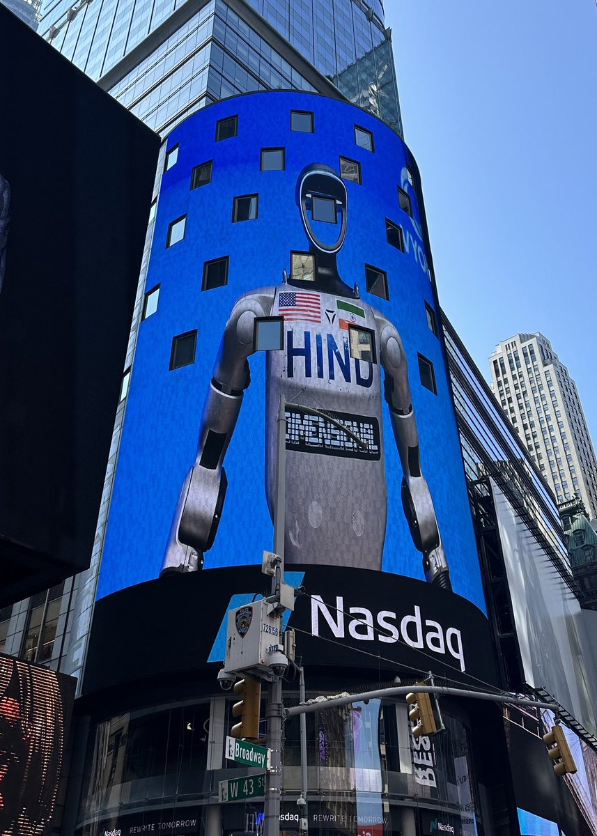 Honored to ring the <a href="/Nasdaq/">Nasdaq</a> Opening Bell for $HIND on its first trading day and to celebrate India’s Independence Day 🇮🇳