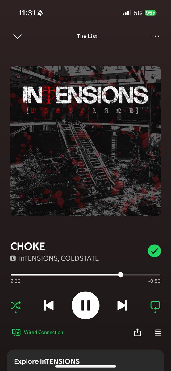 twelveyearsband's tweet photo. #NowPlaying on #TheList
CHOKE by @inTENSIONSmusic ft. @coldstatemf
#inTENSIONS
#COLDSTATE
https://t.co/rjSVknhCCi https://t.co/mSFw0ZQanf
