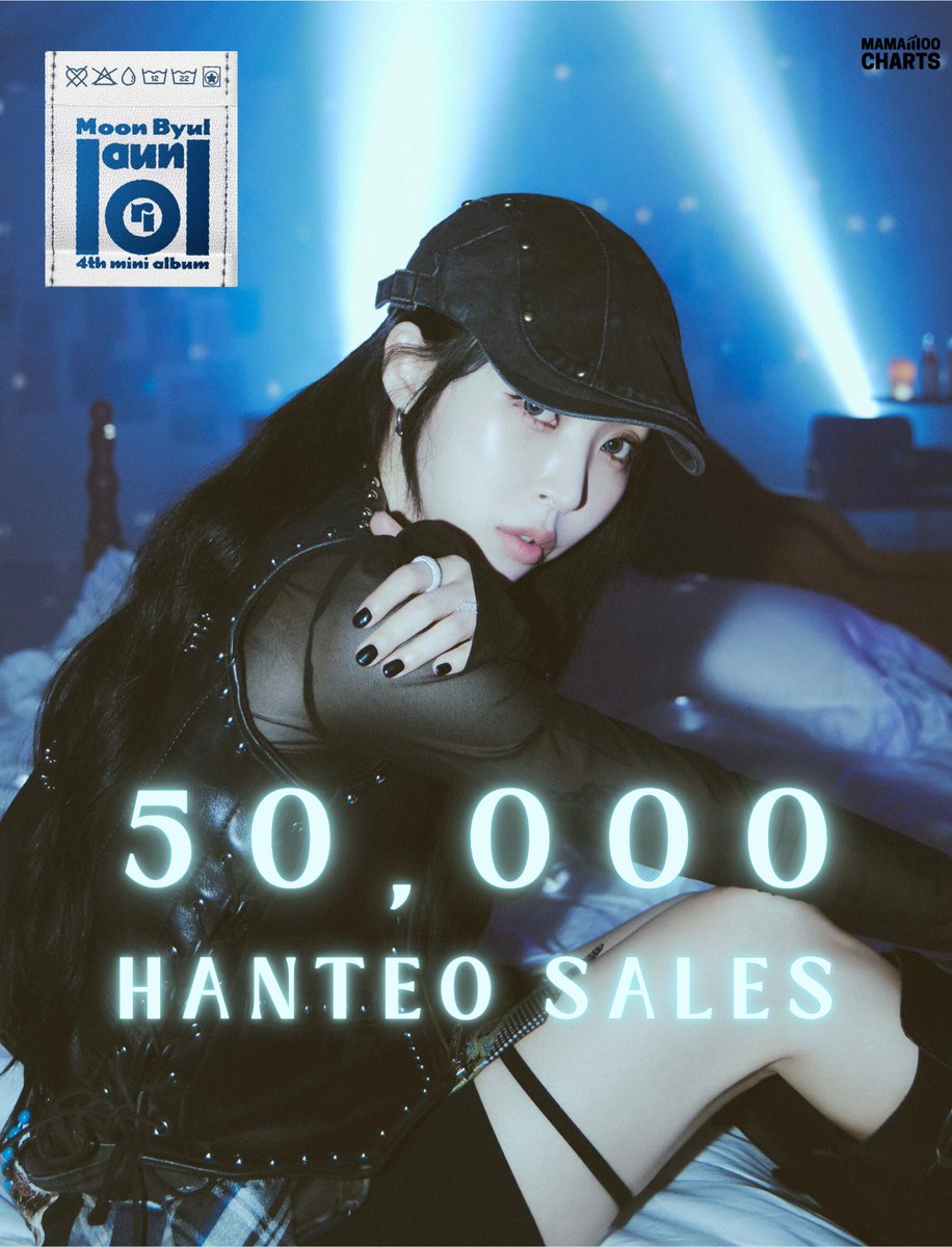 MAMAMOO CHARTS (slow) (@mamamoocharts) on Twitter photo #MOONBYUL's 4th mini album 'laundri' has surpassed 50,000 copies sold on Hanteo!
#문별 #Laundri_Is_Out_Now
#GoodbyesAndSadEyes
MOONBYUL NEW ALBUM
#Goodbyes_and_Sad_Eyes
<a href="/RBW_MAMAMOO/">마마무(MAMAMOO)</a> #MOONBYUL's 4th mini album 'laundri' has surpassed 50,000 copies sold on Hanteo!
#문별 #Laundri_Is_Out_Now
#GoodbyesAndSadEyes
MOONBYUL NEW ALBUM
#Goodbyes_and_Sad_Eyes
<a href="/RBW_MAMAMOO/">마마무(MAMAMOO)</a>