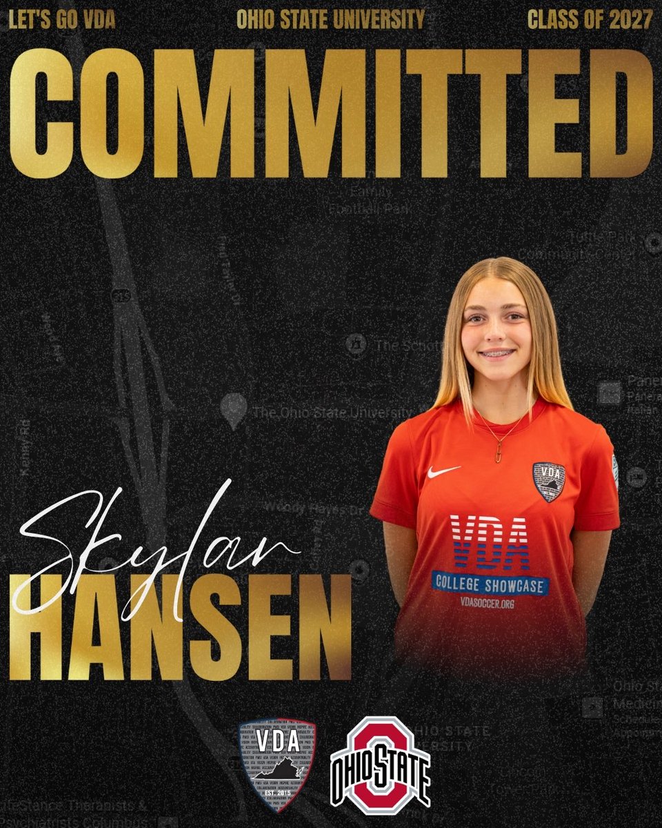 vdasoccer's tweet photo. 🚨 | Congratulations to Skylar Hansen of the #VDAGirlsECNL 2009 for committing to continue her soccer &amp; academic career at the Ohio State University!!🎉👏🏼

#FutureVDAAlum #LetsGoVDA https://t.co/UMWIOloySE