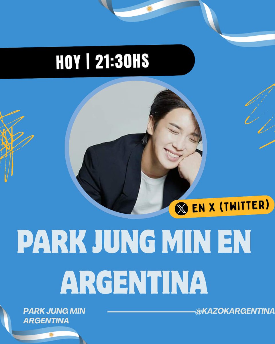 lauparkmin's tweet photo. QueremosKpop en Argentina 
#KPOPenArgentina #Argentina_wants_KPOP
#AleKimporKPOPARG 
#ParkJungMin #kazok https://t.co/RzgYQx008F