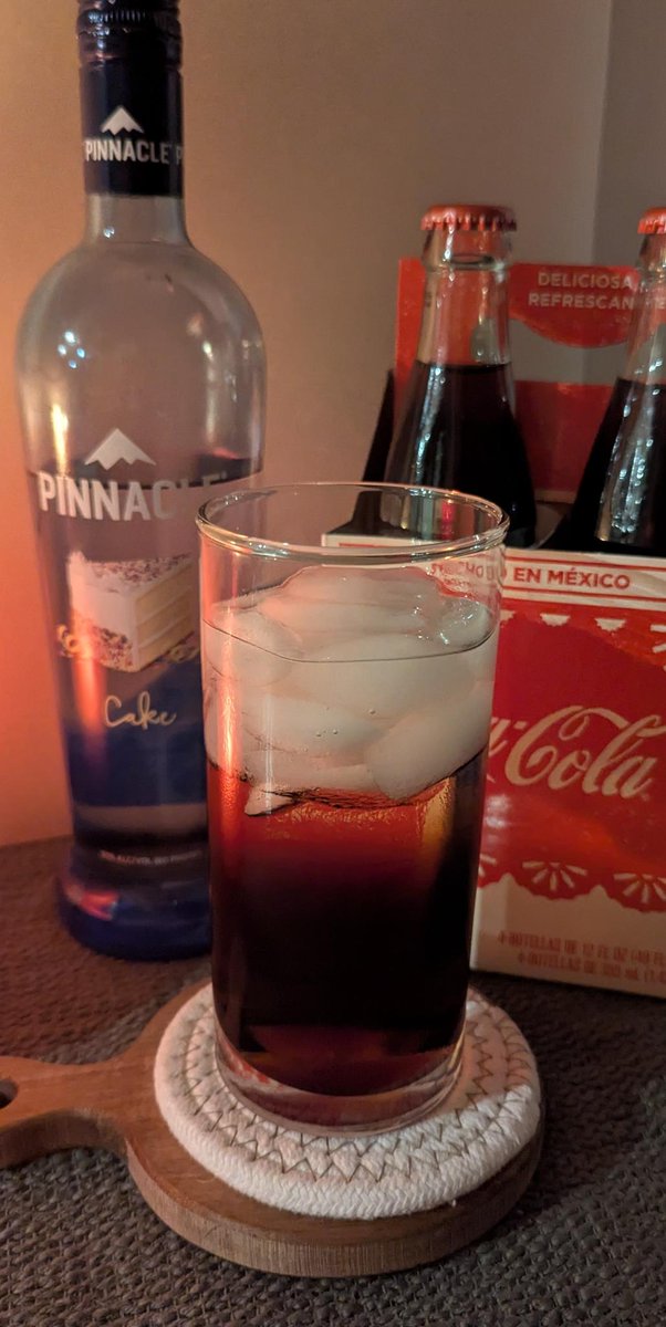 Cheers toobz

(Cobra's Cake, vanilla added because I wanted to try a real Coke)