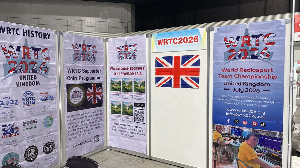 tokyoSS44's tweet image. ┏○)) ｱｻﾞ━━━━━━━━ｽ！
昨日の様子。
仕上がってましたよ👍
#ハムフェア2025 #WRTC2026