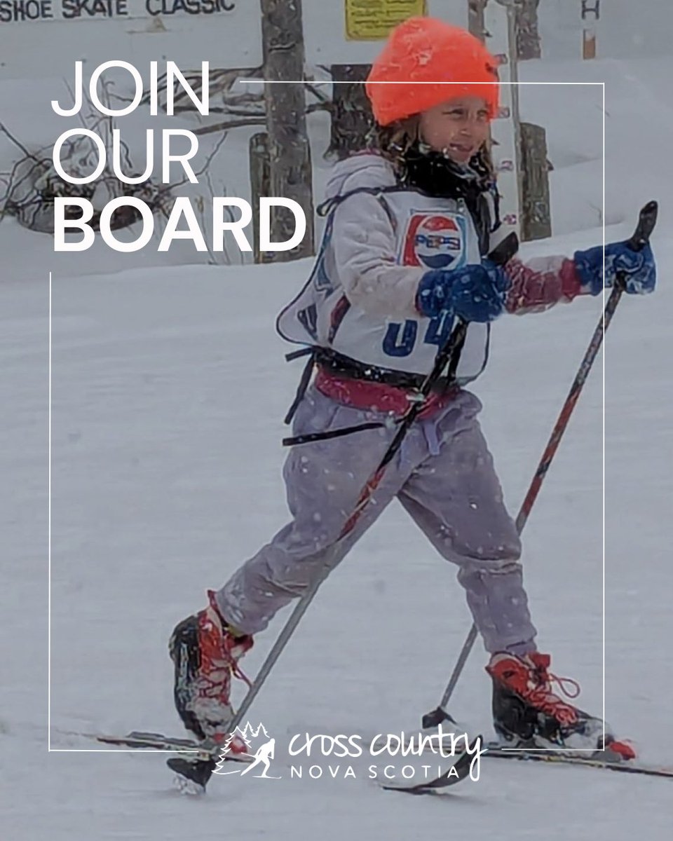 Cross Country Nova Scotia is seeking Board members.  
LEARN MORE
> crosscountryns.ca/2025/08/22/cro…