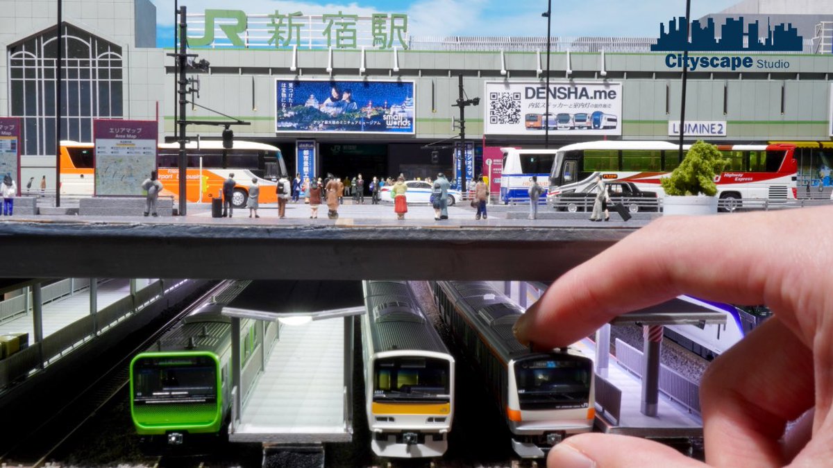 本日13時から、カンテレのブラックマヨネーズさんの番組「ウラマヨ！」で少しばかり新宿駅のジオラマをご紹介いただける予定です！

放送は関西圏のみという事で、関西の皆様よろしくお願いします。
放送終了後の14時～1週間はTver、カンテレドーガでもご覧いただけるそうです。
#ウラマヨ