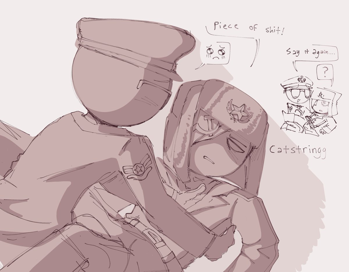 Catstringg's tweet image. amesov doodle. reupload i forgot to tag (ㆀ˘･з･˘)
#CountryHumans