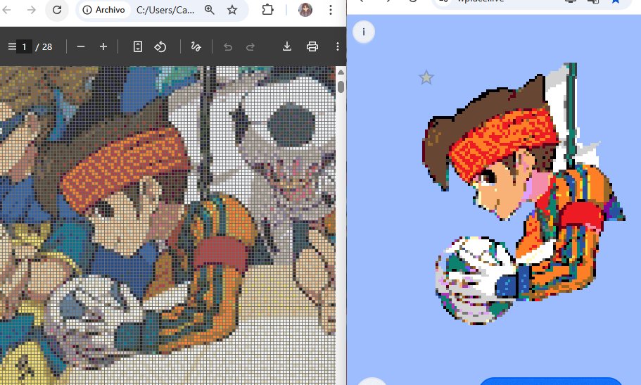 #wplace #art #pixelart #inazumaeleven #pixel <a href="/ShinAngelico/">Angelico</a> <a href="/PunchoYT/">PUNCHO</a> <a href="/inazuma_project/">イナズマイレブン公式</a>