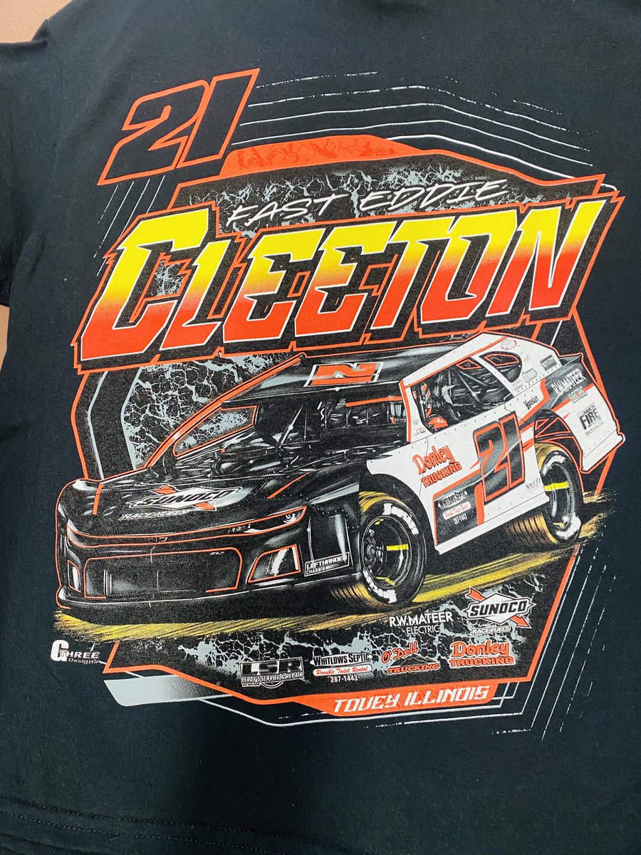 All new apparel for Fast Eddie Cleeton!