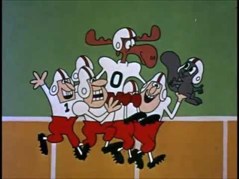 Coach: Think you can pass this football?
Bullwinkle: Gee Coach, I don’t even think I could swallow it.