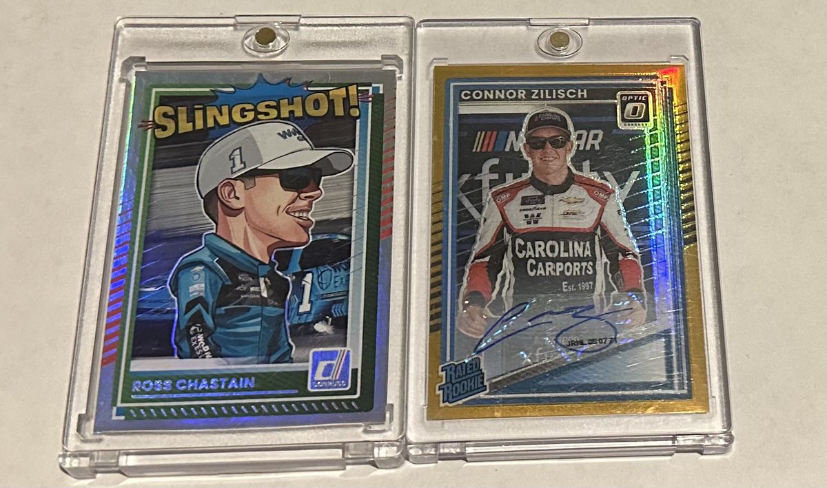 ChampCityCollx's tweet photo. anyone else strike luck with Donruss Racing? 🔥 @CardPurchaser https://t.co/gCvnYAq0or