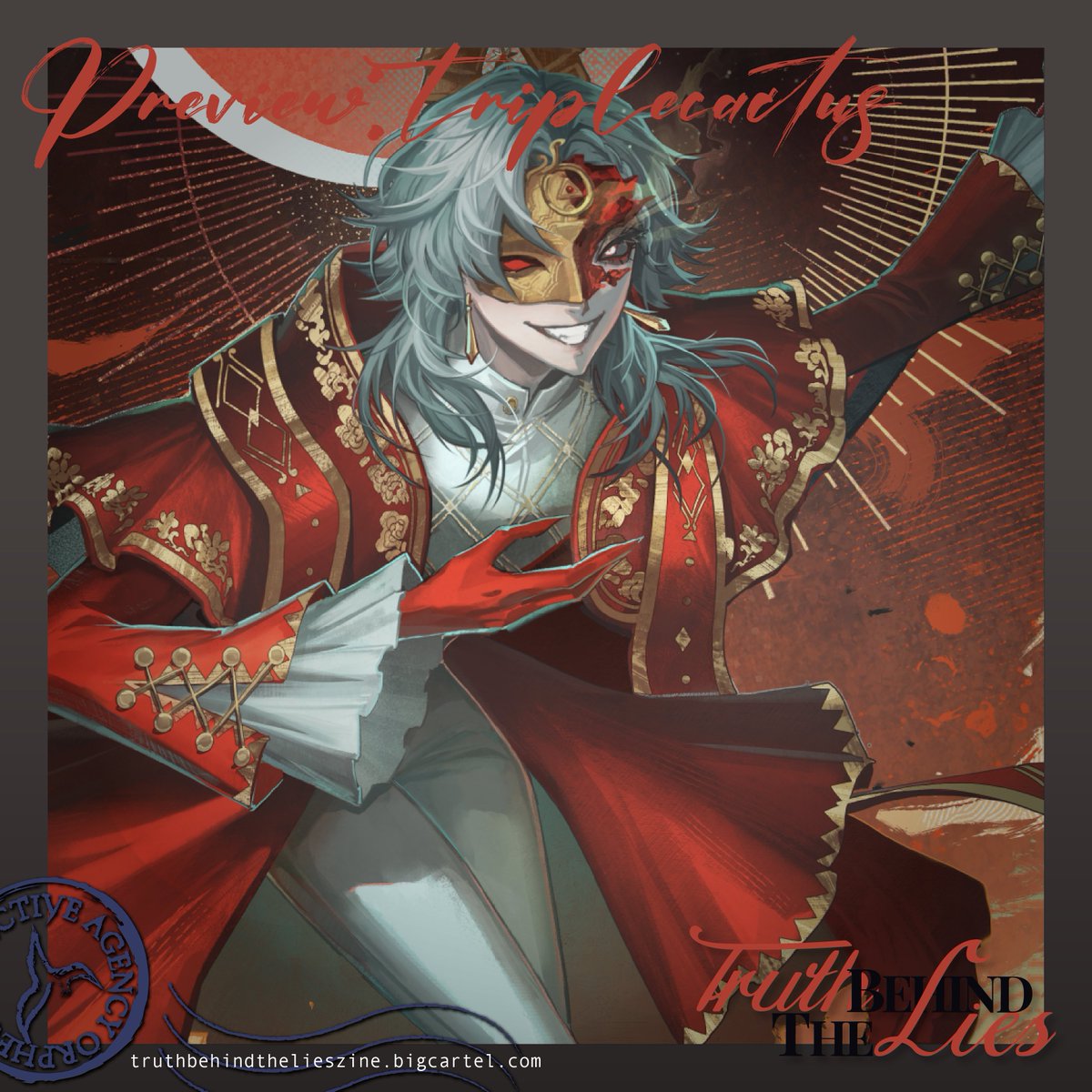 TandIZineIDV's tweet photo. Still deciding whether or not take the plunge on Truth Behind the Lies? Check out these previews for the stellar pieces within the zine! (1/9)

1- @acura_drw 2- @/aaravid &amp; @annsuzun 3- @triplecactus_ 4- @cirquedizzy https://t.co/P9GrHHrjUd