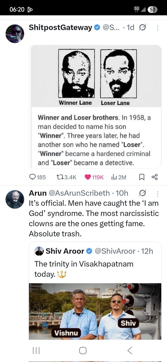 <a href="/AsArunScribeth/">Arun</a> inme winner aur loser kaun 😂