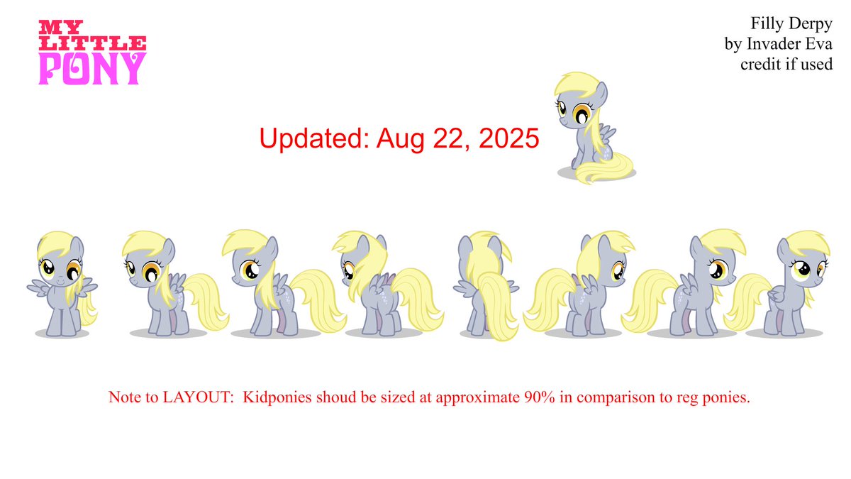 invaderEVA_'s tweet image. Here’s an FLA to a rig I made of Derpy Hooves as a filly 
Pls credit me if used cuz I’ve been working on this for a while 

drive.google.com/file/d/1K8nqyH…
#mylittlepony #derpyhooves #mlpderpy