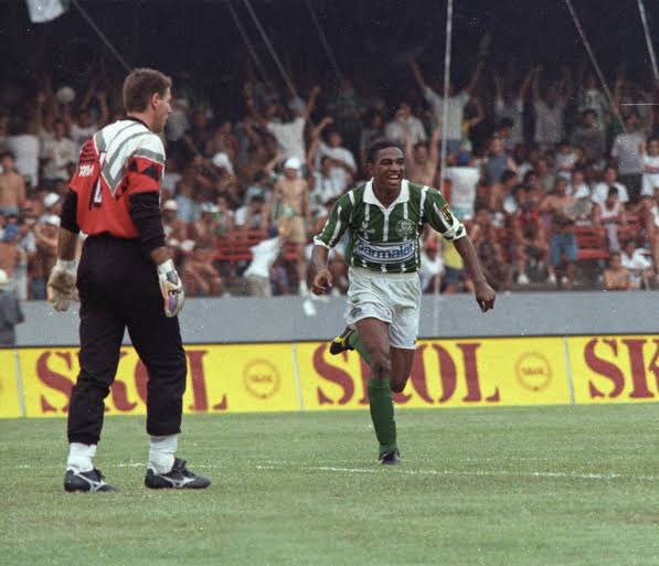 O volante César Sampaio no <a href="/Palmeiras/">SE Palmeiras</a>.