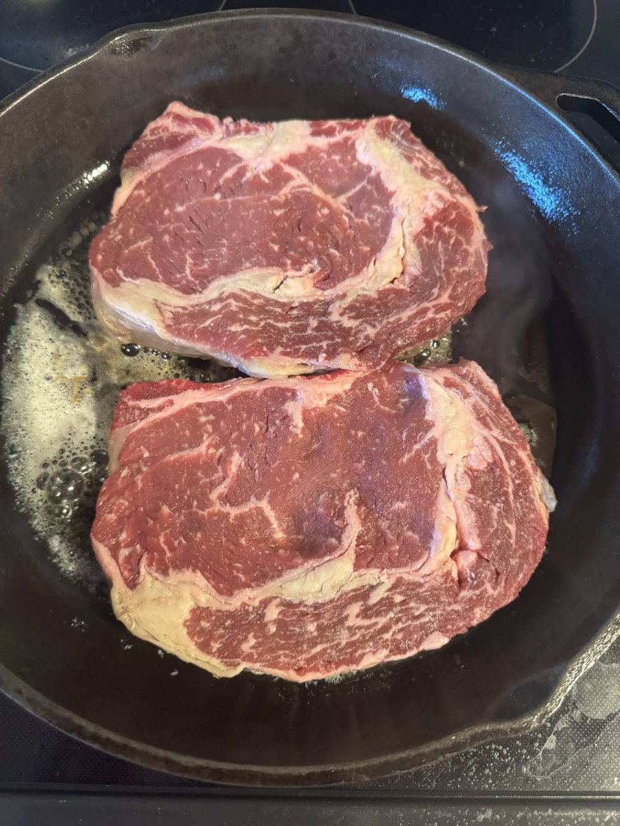 Almost over cooked the steaks tonight